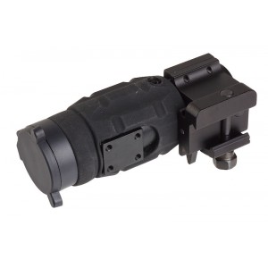 AIM AP Style 3X Magnifier w/ QD Twist Mount (AO-5339-BK)